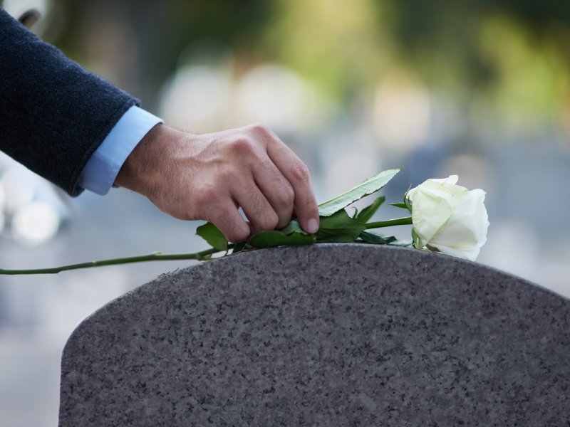 funeral for death of a loved one.