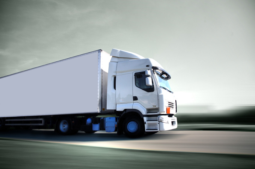Collingswood truck driving on highway