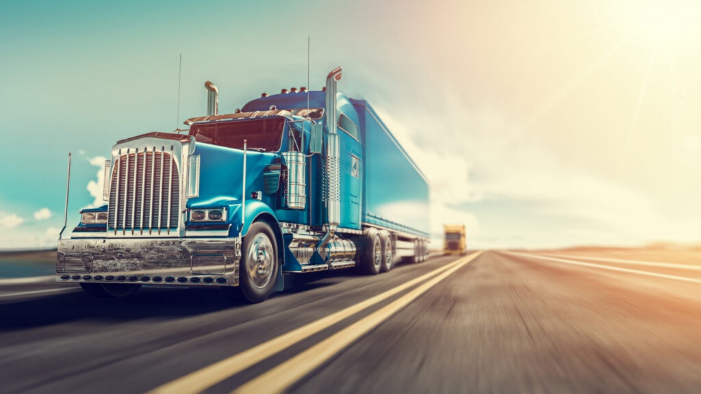 18-wheeler driving recklessly.